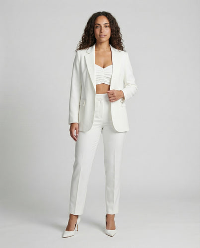 Stylisches 3-teiliges Set (Blazer, Oberteil, Hose)