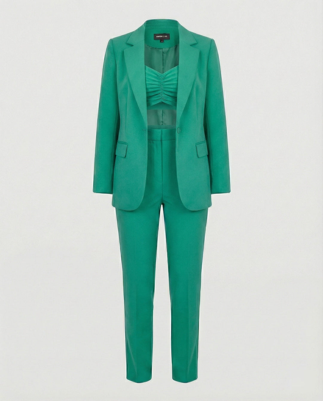Stylisches 3-teiliges Set (Blazer, Oberteil, Hose)