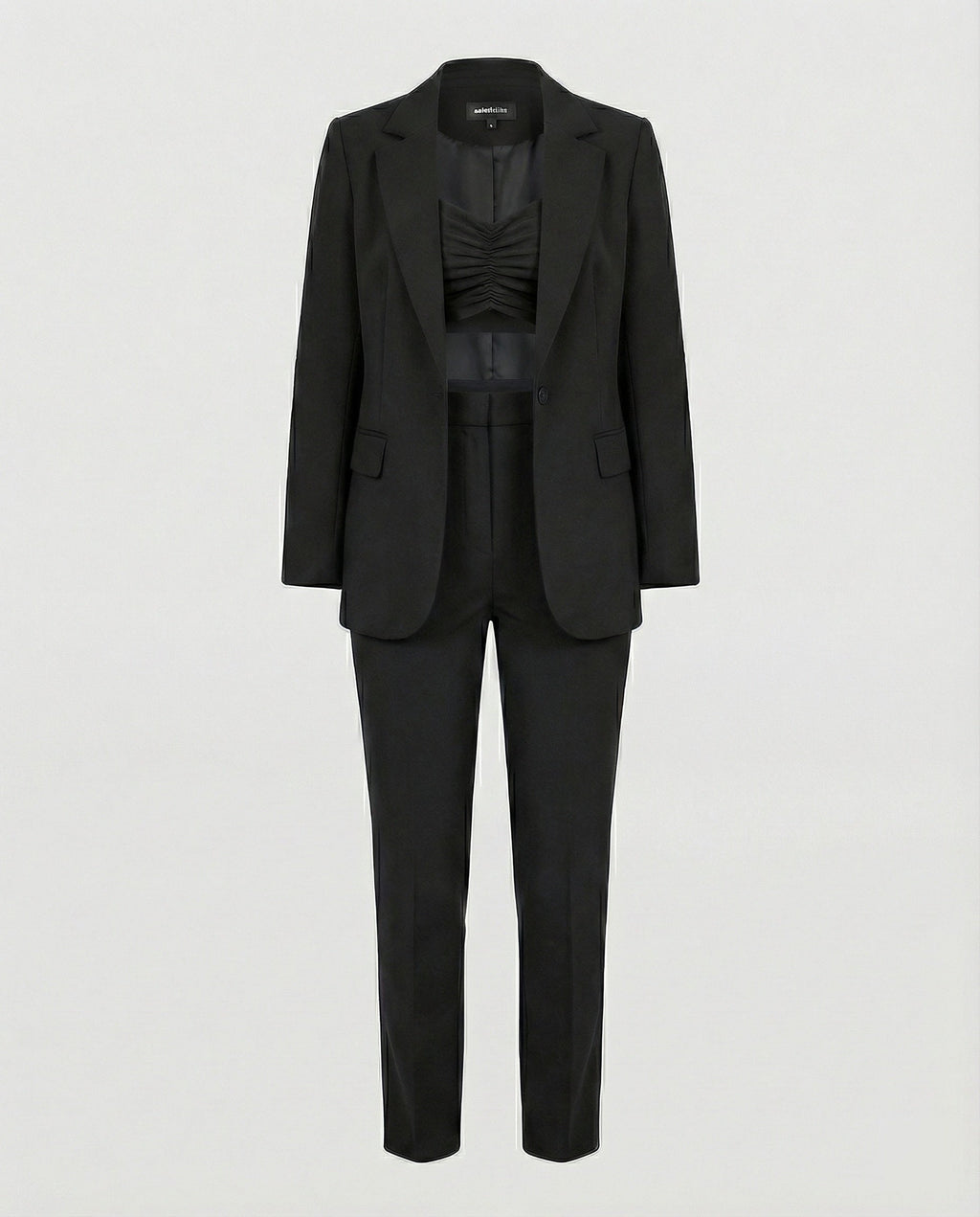 Stylisches 3-teiliges Set (Blazer, Oberteil, Hose)