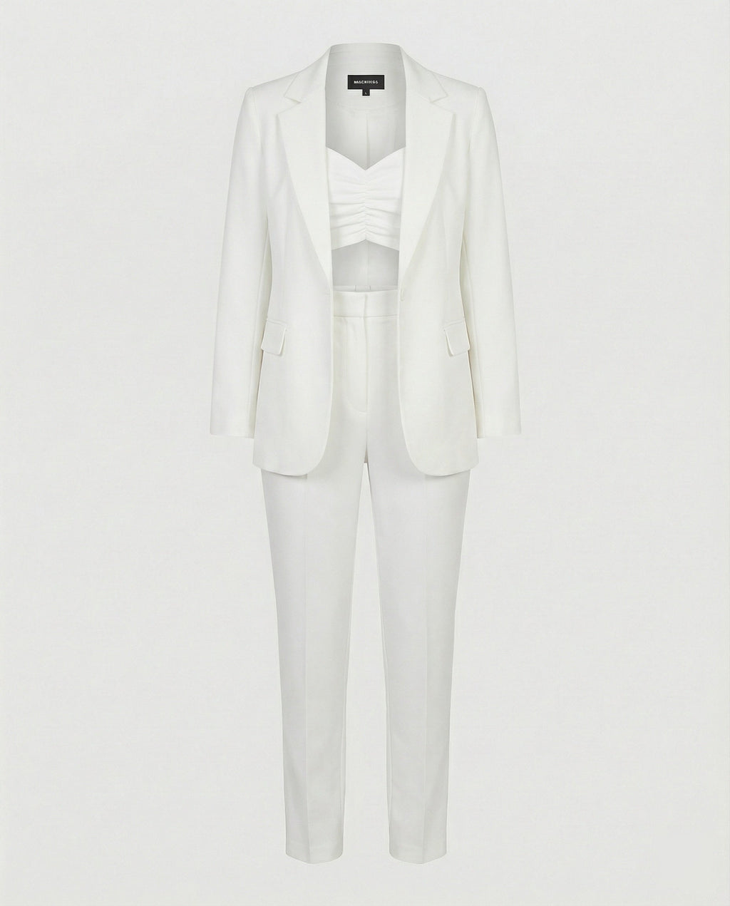 Stylisches 3-teiliges Set (Blazer, Oberteil, Hose)