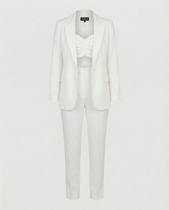 Stylisches 3-teiliges Set (Blazer, Oberteil, Hose)