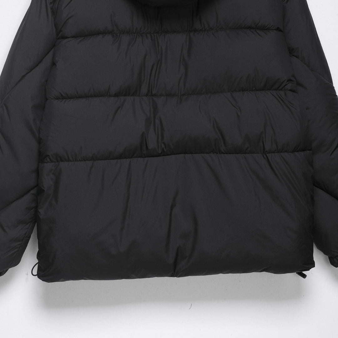 Damen Voluminöse Oversize Daunenjacke mit Kapuze und Kordelzug Shop Nory