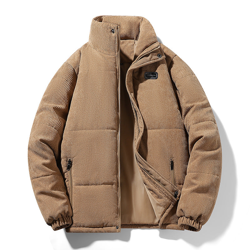 Herren Warme Steppjacke mit hohem Kragen Shop Nory