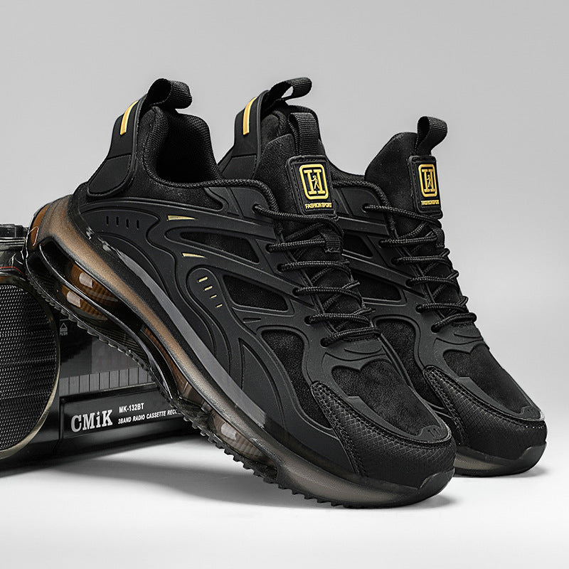Herren Moderner Komfort-Sneaker mit transparenter Luftkammer und strukturierter TPU-Ummantelung Shopy Nory