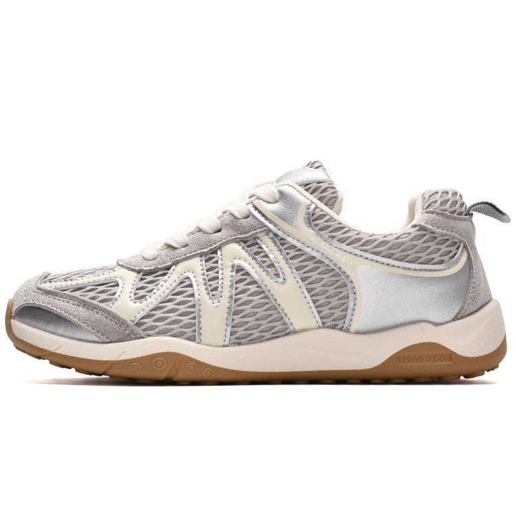 Damen Atmungsaktive Retro-Running-Sneaker mit Mesh-Obermaterial und Gumsohle Shop Nory