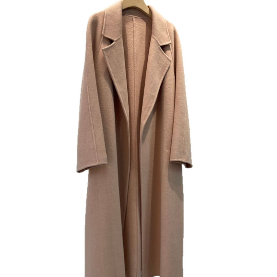 Damen Plüsch Übergroßer Wollmischungs-Mantel Shop Nory