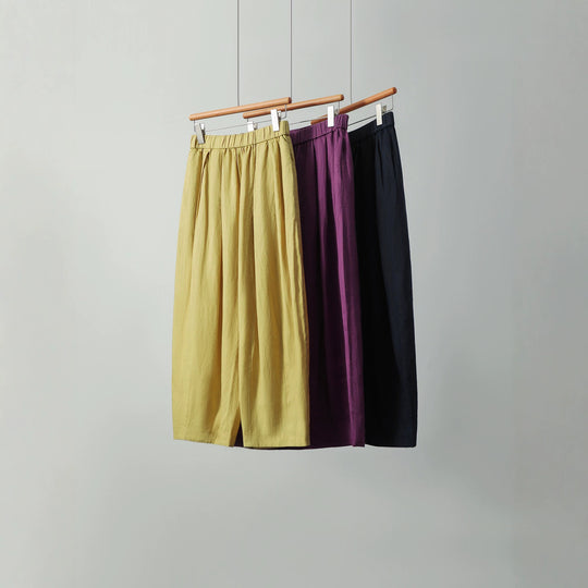 Damen Lässige, weit geschnittene Leinenhose Shop Nory