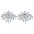Damen Ohrringe im eleganten Strahlen-Design mit funkelnden Zirkonia Shop Nory