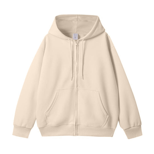 Unisex Oversize-Kapuzenjacke mit durchgehendem Reißverschluss und Kängurutasche Shop Nory