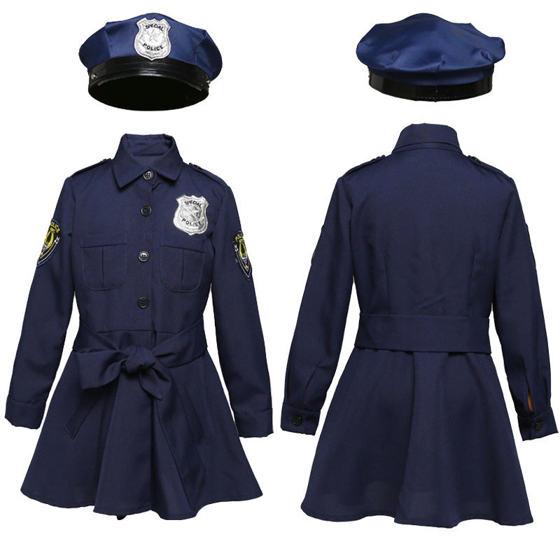 Damen Polizeikostüm mit Rock und Mütze Shop Nory