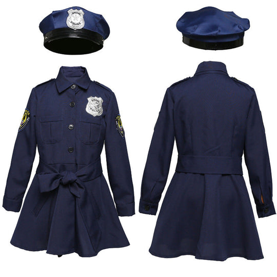 Damen Polizeikostüm mit Rock und Mütze Shop Nory