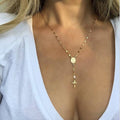 Damen Halskette mit künstlerischem Kreuzanhänger Shop Nory