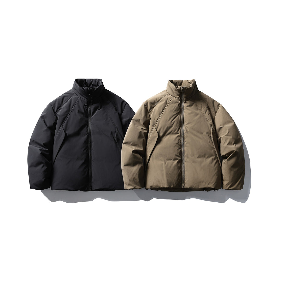 Herren Boxy Thermo-Isolationsjacke mit hohem Stehkragen und minimalistischer Außenhülle Shop Nory