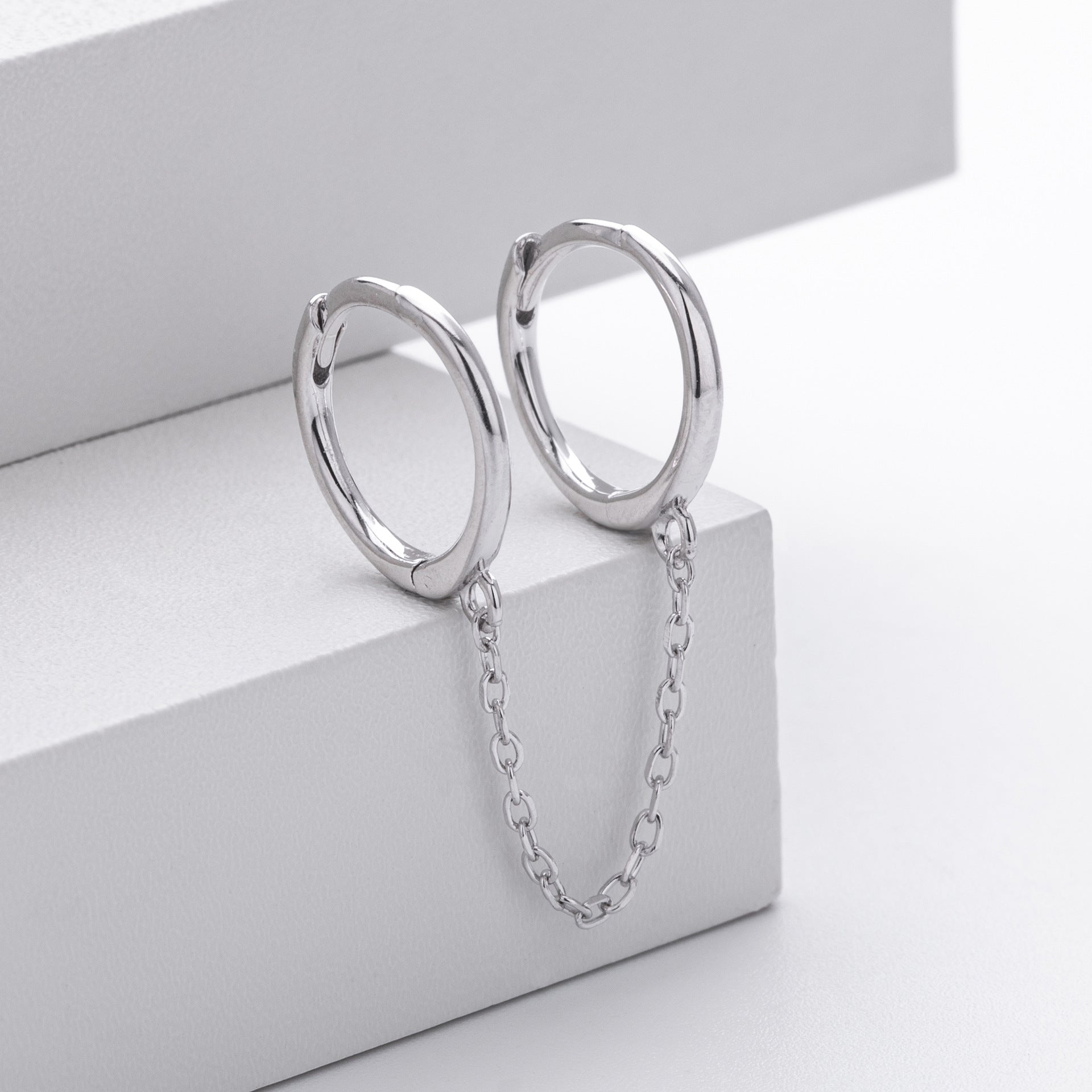 Damen Ohrhänger mit künstlerischem Kettendesign Shop Nory