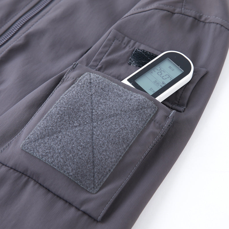 Herren leicht wattierte Bomberjacke im Utility-Look mit Ärmeltasche Shop Nory