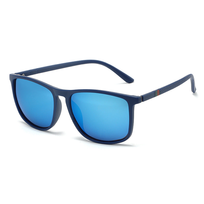 Shopnory | UV-Schutz quadratische polarisierte Sonnenbrille mit großem Rahmen