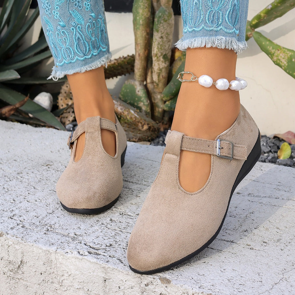 Damen Halbschuhe mit elegantem Riemendesign
