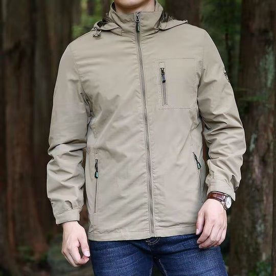 Herren Leichte Freizeitjacke mit hohem Kragen Shop Nory