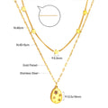 Damen mehrlagige Halskette mit Sternenanhängern und eleganter goldplattierter Oberfläche Shop Nory