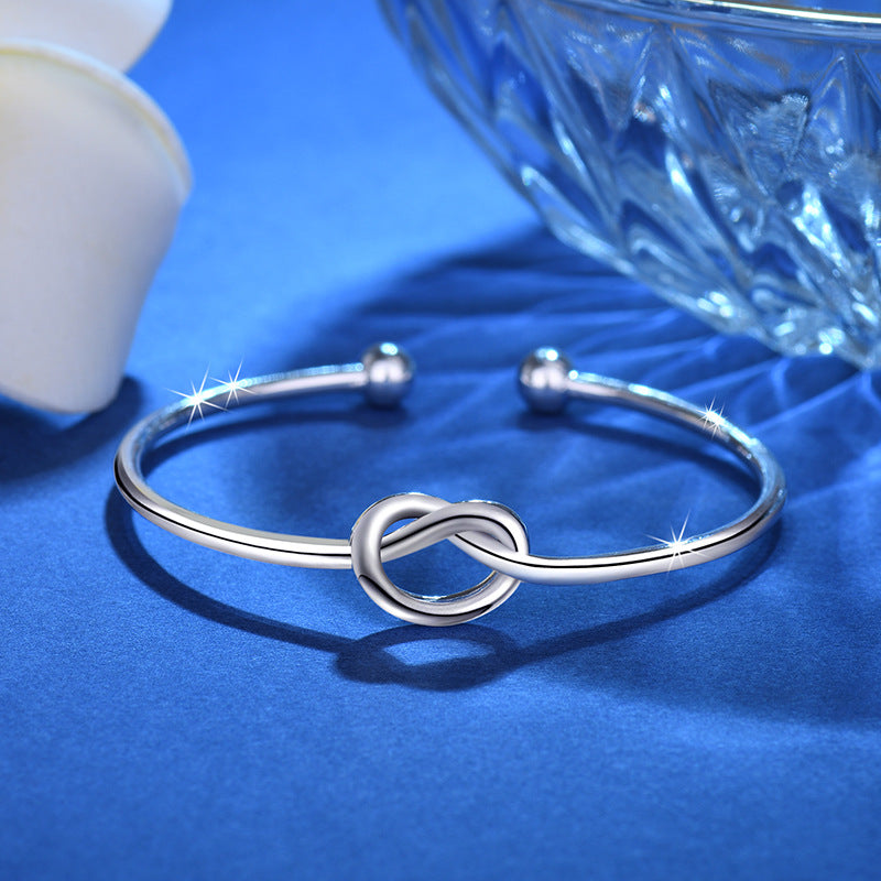 Damen Offenes Armband mit kunstvollem Knoten-Detail Shop Nory
