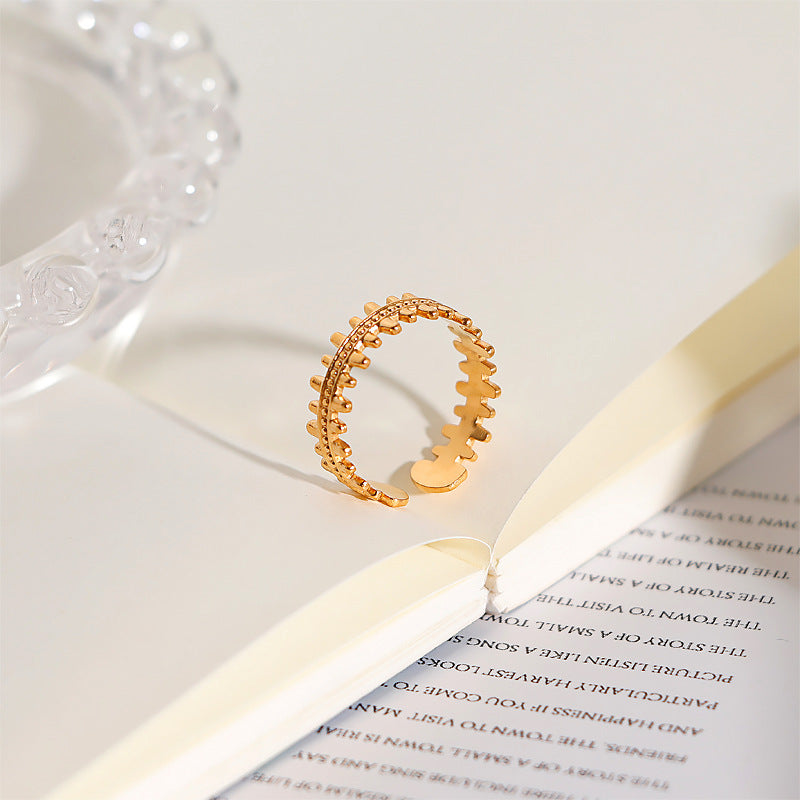 Damen Ring im eleganten Krokodil-Design Shop Nory