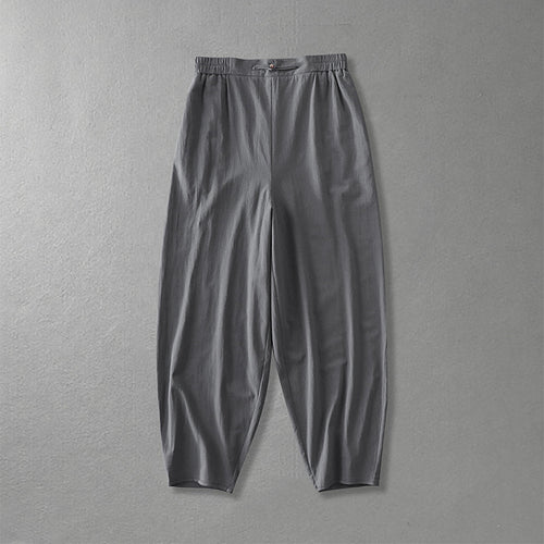 Damen Lässige, weite Haremshose mit elastischem Bund und tapered Knöchel Shop Nory