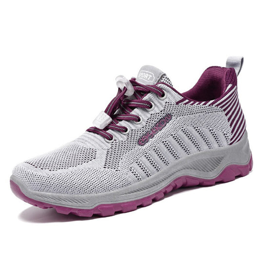 Herren nan multifunktionaler Strick-Sportschuh mit Schnellzug-Schnürung, stoßdämpfender EVA-Zwischensohle und griffiger Trailaußensohle Shop Nory
