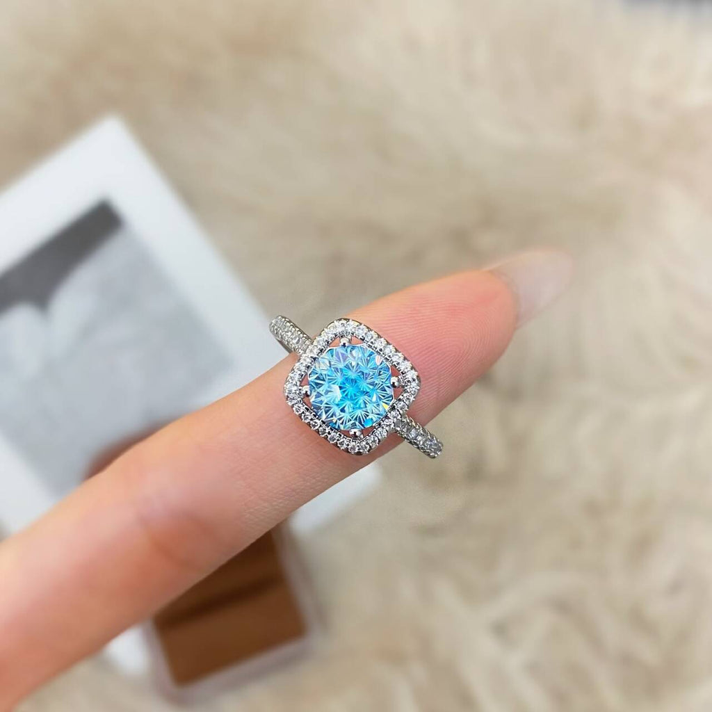 Damen glamouröser Schmuckring mit strahlendem Zirkonia Shop Nory