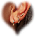 Damen Ohrstecker mit funkelnden Zirkonia und modernem Design Shop Nory
