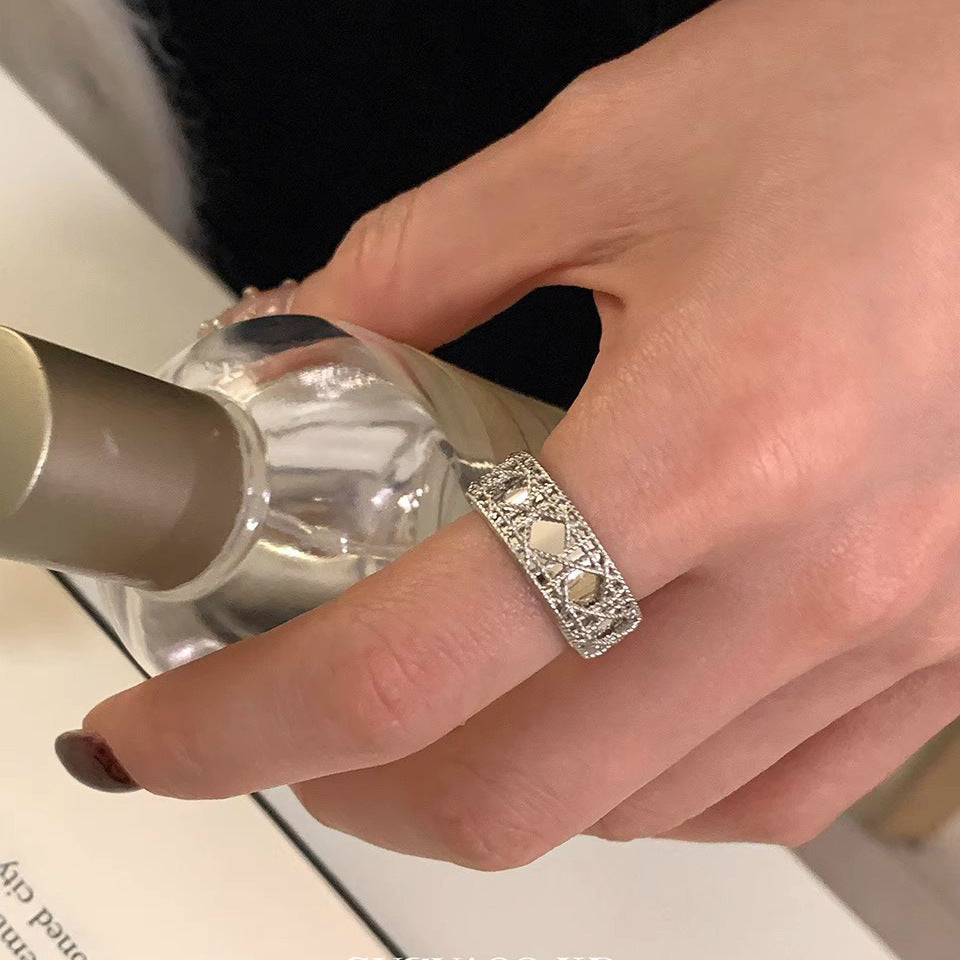 Damen Offener Ring mit filigranem Design Shop Nory