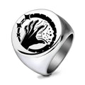 Herren Siegelring mit kunstvollem Handmotiv Shop Nory