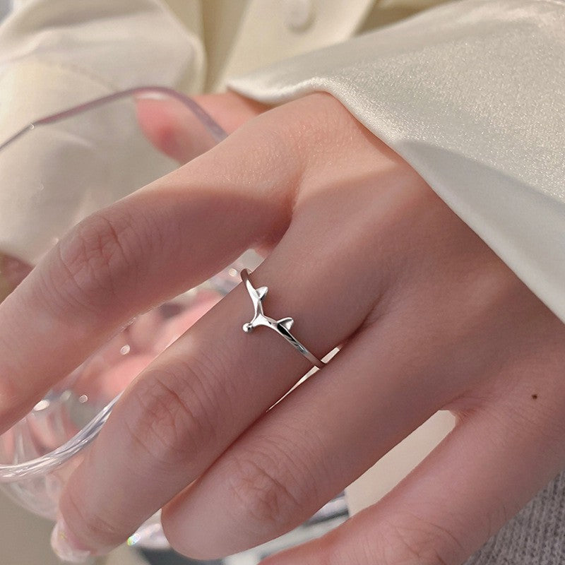 Damen Offener Ring im eleganten Tiermotiv Shop Nory