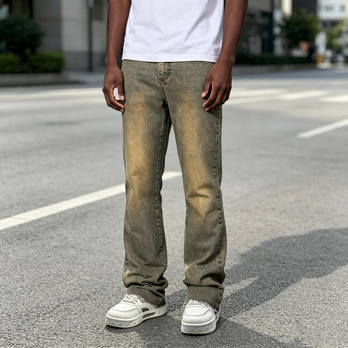 Herren Klassische Slim Fit Jeans Shop Nory