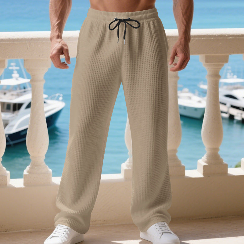 Herren bequeme Freizeithose mit atmungsaktiver Struktur