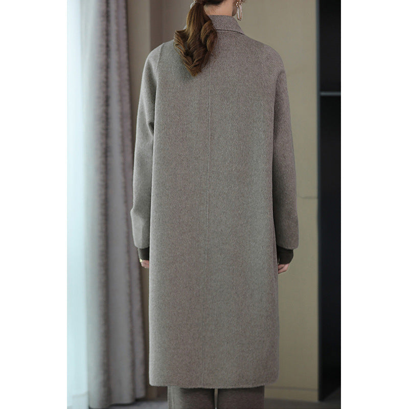 Damen Stilvolle Wollmantel Shop Nory