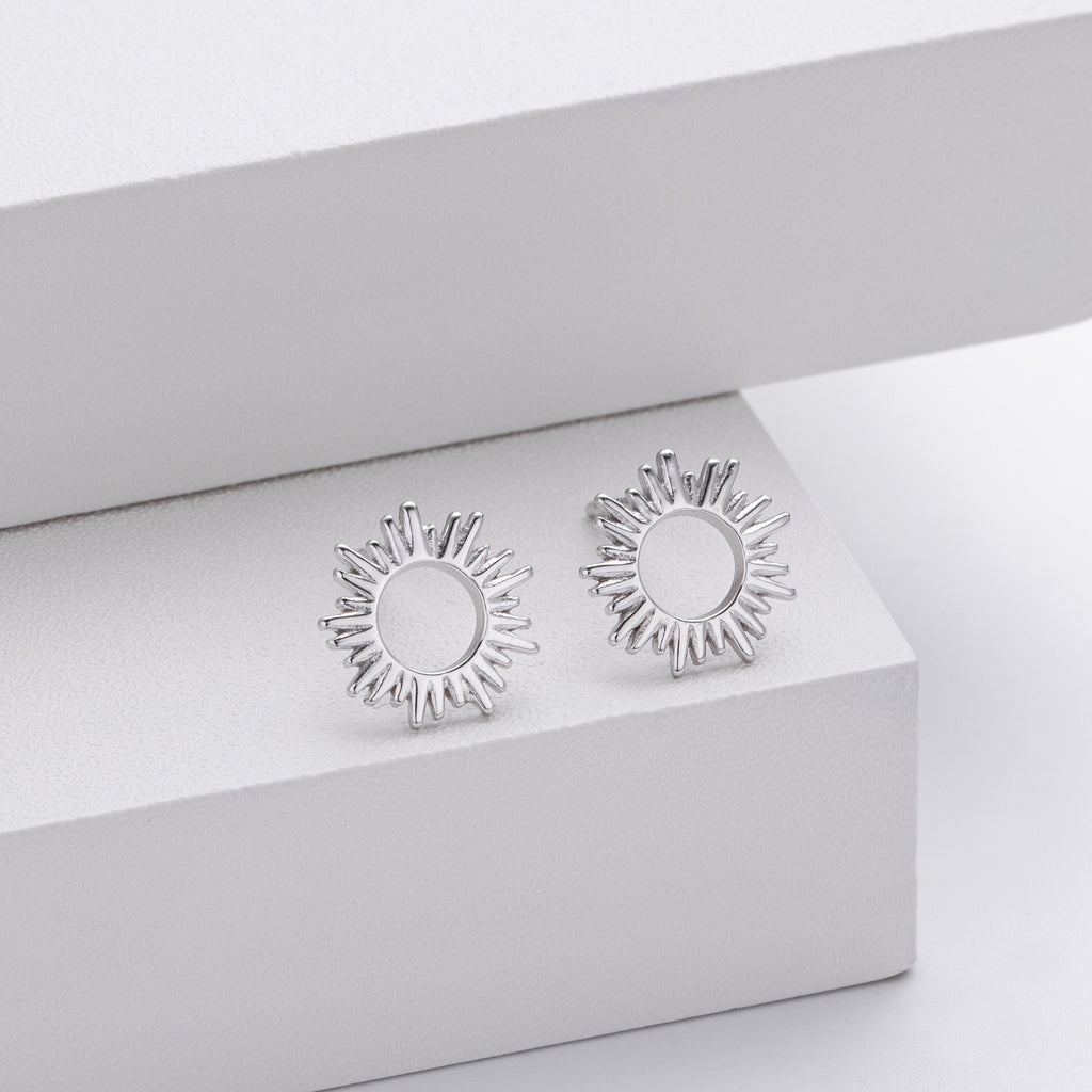 Damen Ohrstecker im strahlenden Sonnenmotiv Shop Nory
