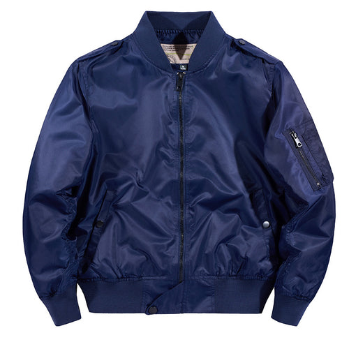 Herren Wind- und Wasserabweisende Nylon-Bomberjacke mit Rippbündchen und Ärmeltasche Shop Nory