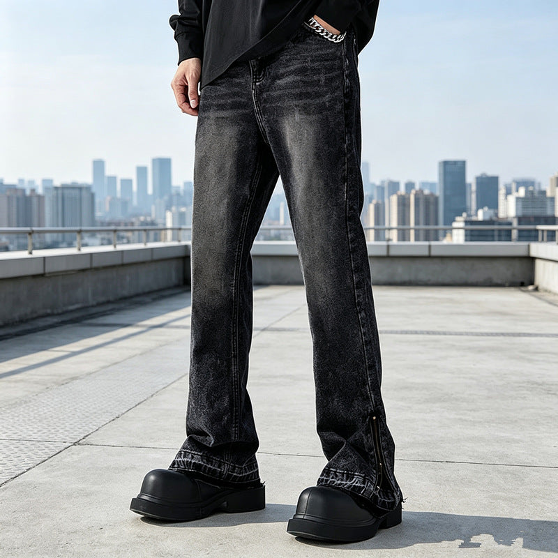 Herren Casual Straight Leg Jeans Shop Nory