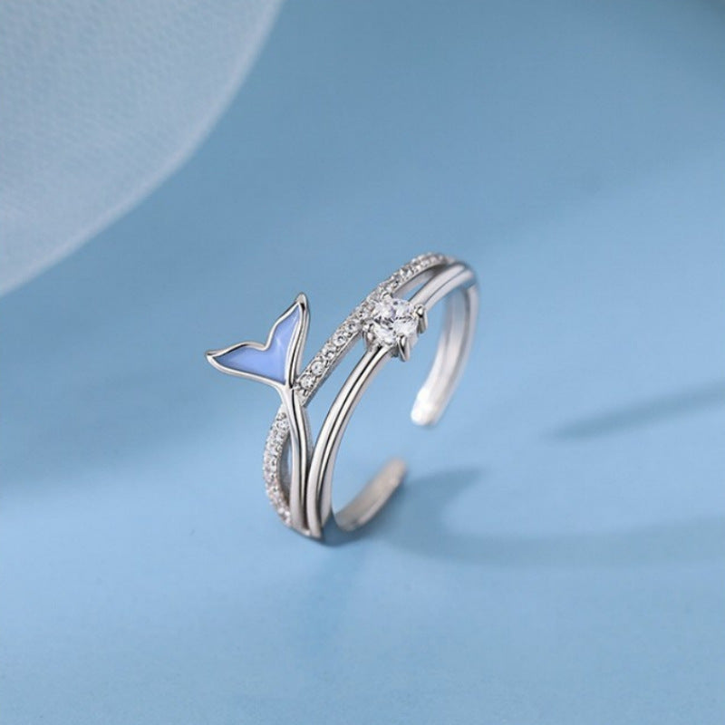 Damenring mit kunstvollem Wellen-Design und funkelnden Zirkonia Shop Nory