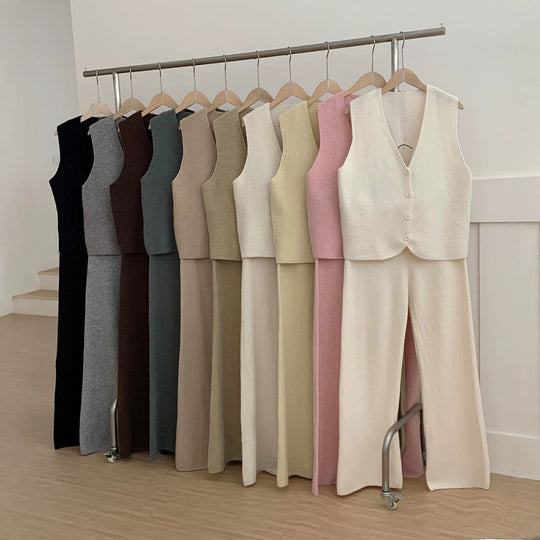 Damen Luxuriöses Strickanzug Shop Nory