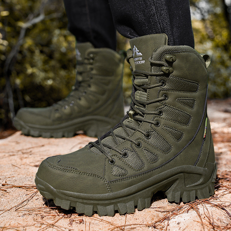 Damen Hochwertige Wanderstiefel mit rutschfester Sohle und atmungsaktiven Einsätzen