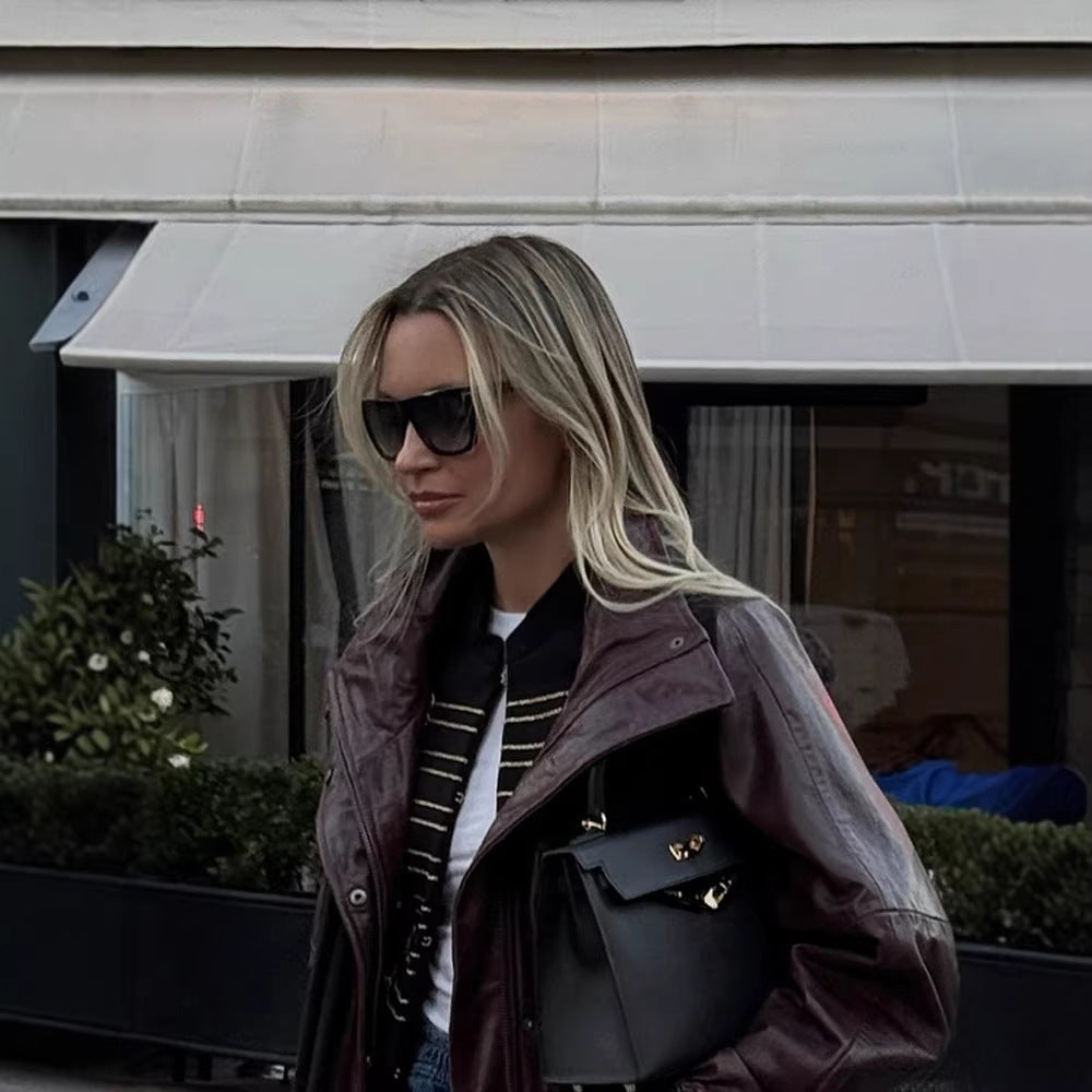 Damen Kurz geschnittene Militärjacke mit goldverzierten Kordeln Shop Nory