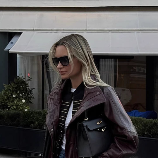 Damen Kurz geschnittene Militärjacke mit goldverzierten Kordeln Shop Nory