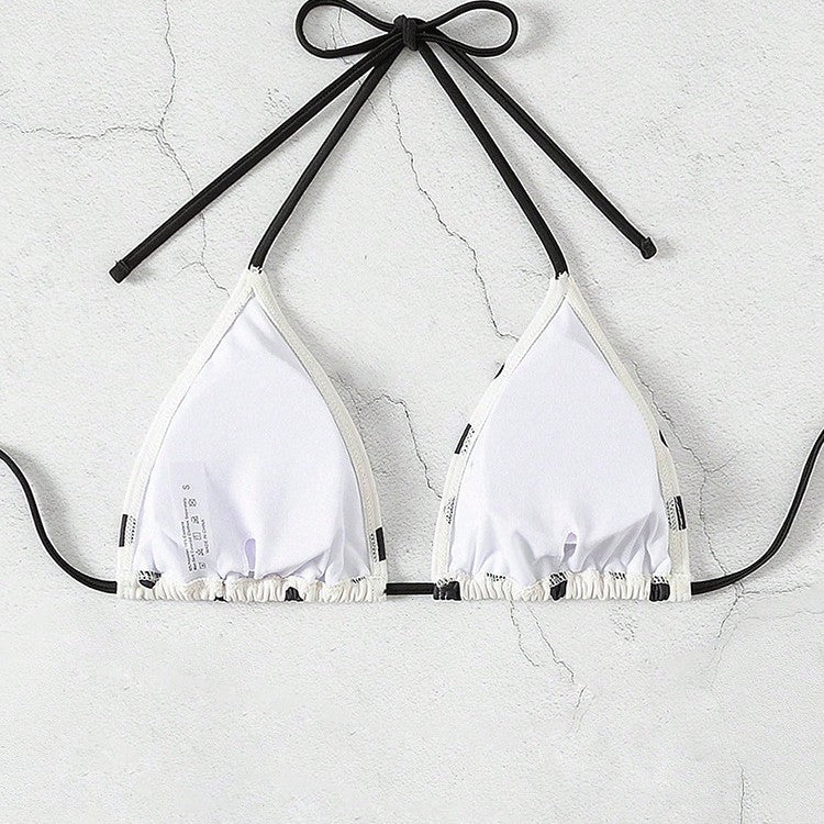 Damen Triangel-Bikinioberteil mit lässigen BindShopnoryändern