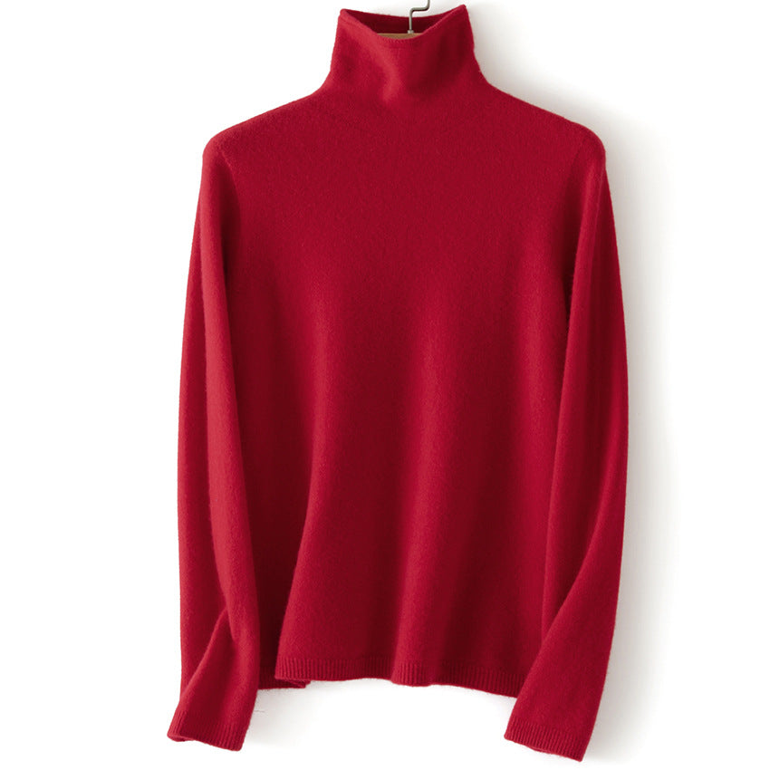Damen Feinstrick Rollkragenpullover aus Kaschmirmischung leicht oversized Shop Nory
