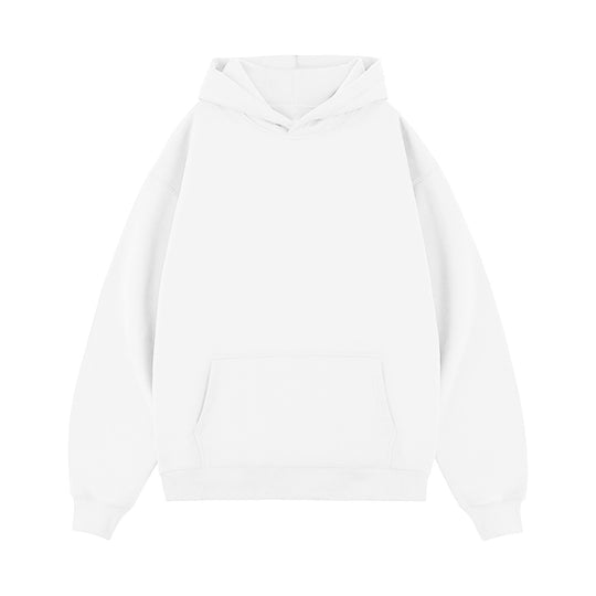 Unisex minimalistischer Oversize-Kapuzenpullover mit gedoppelter Kapuze, tiefer Schulter und breitem Rippbund Shop Nory
