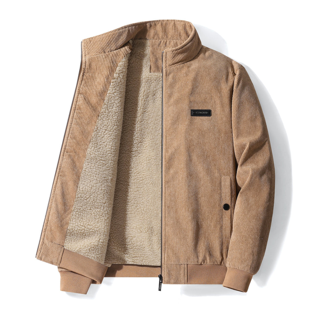 Herren Modische Fleece-Jacke im Cord-Design Shop Nory