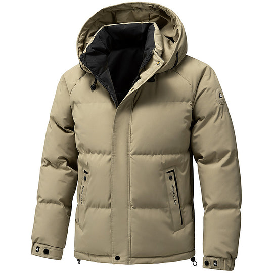 Herren Wattierte Kapuzen-Parka mit Thermofutter und winddichter Außenhülle Shop Nory