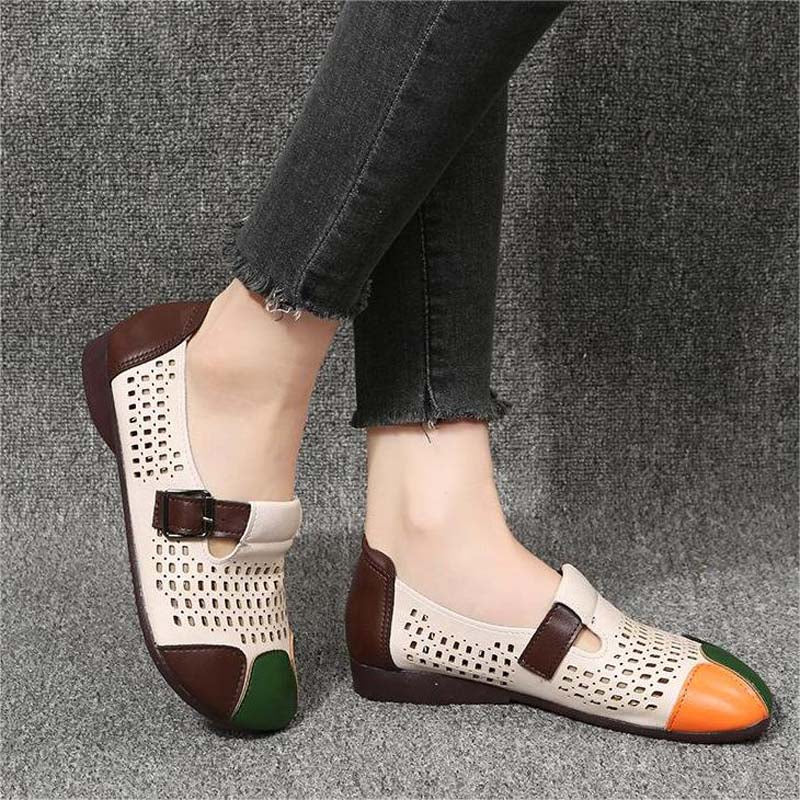 Luftige Damensandalen mit Schnalle – Zoë
