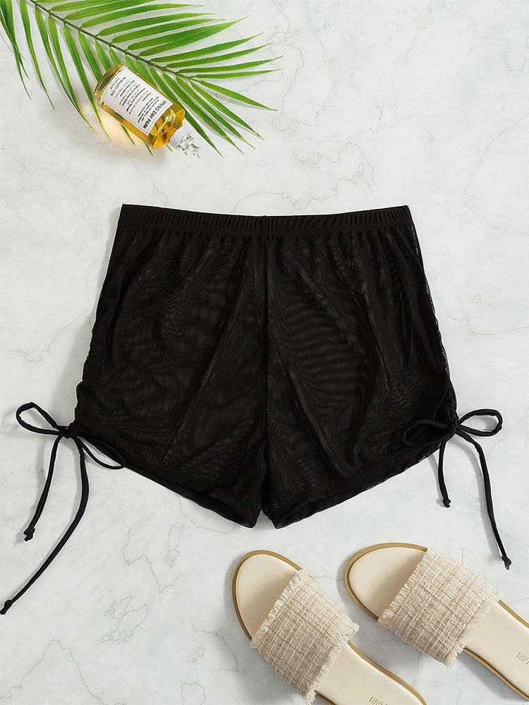 Damen Badeshorts mit seitlichen Raffungen Shopnory